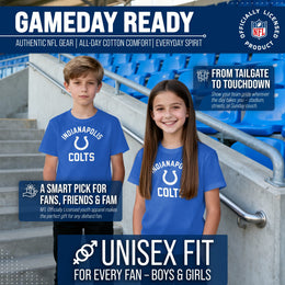 Indianapolis Colts NFL Youth Gameday Football T-Shirt - Royal