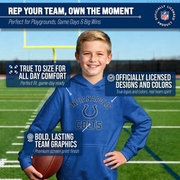 Indianapolis Colts NFL Youth Gameday Hooded Sweatshirt - Royal