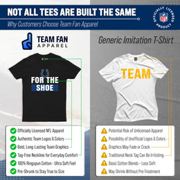 Indianapolis Colts NFL Adult Team Slogan Unisex T-Shirt - Black