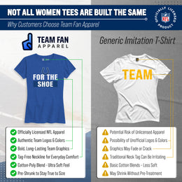 Indianapolis Colts NFL Womens Team Slogan Short Sleeve Tshirt - Royal