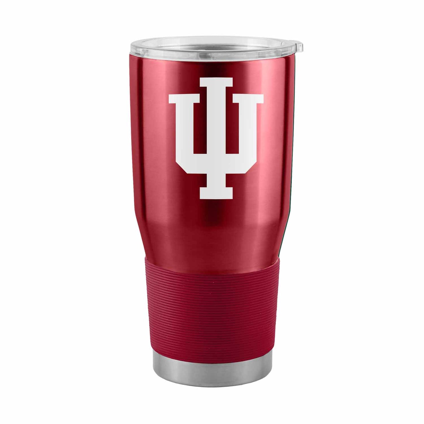 Indiana Hoosiers NCAA University 30oz Stainless Steel Vacuum Insulated Game Day Tumbler with Silicone Grip - Cardinal