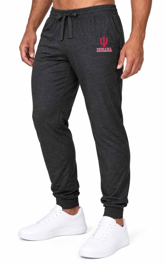 Indiana Hoosiers  NCAA Cloud Jersey Jogger Pants Black Heather - Black Heather