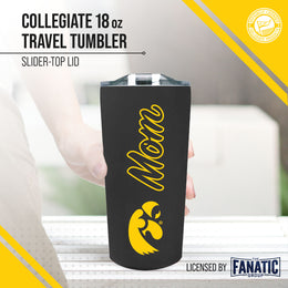 Iowa Hawkeyes NCAA Stainless Steel Travel Tumbler for Mom - Black