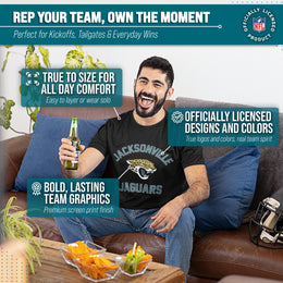 Jacksonville Jaguars Team Fan Apparel NFL  Gameday T-Shirt - Black