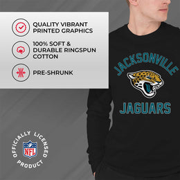 Jacksonville Jaguars NFL Gameday Adult Long Sleeve Shirt - Black