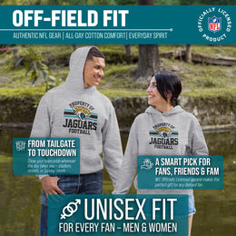 Jacksonville Jaguars NFL Adult Property Of Hooded Sweatshirt - Sport Gray