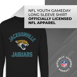 Jacksonville Jaguars NFL Youth Gameday Crewneck Sweatshirt - Black