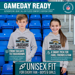 Jacksonville Jaguars NFL Youth Property Of Hooded Sweatshirt - Sport Gray
