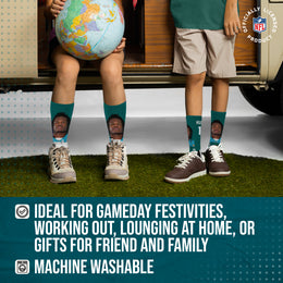 Jacksonville Jaguars NFL Youth Roster Player Crew Socks - Teal