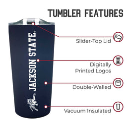 Jackson State University NCAA Stainless Steel Water Bottle - Navy