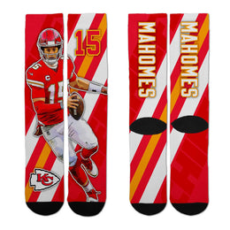 Kansas City Chiefs NFL Adult Player Stripe Sock - Red #15