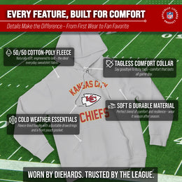 Kansas City Chiefs Team Fan Apparel NFL  Gameday Hoodie - Sport Gray
