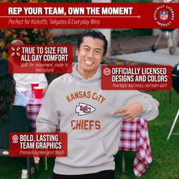 Kansas City Chiefs Team Fan Apparel NFL  Gameday Hoodie - Sport Gray