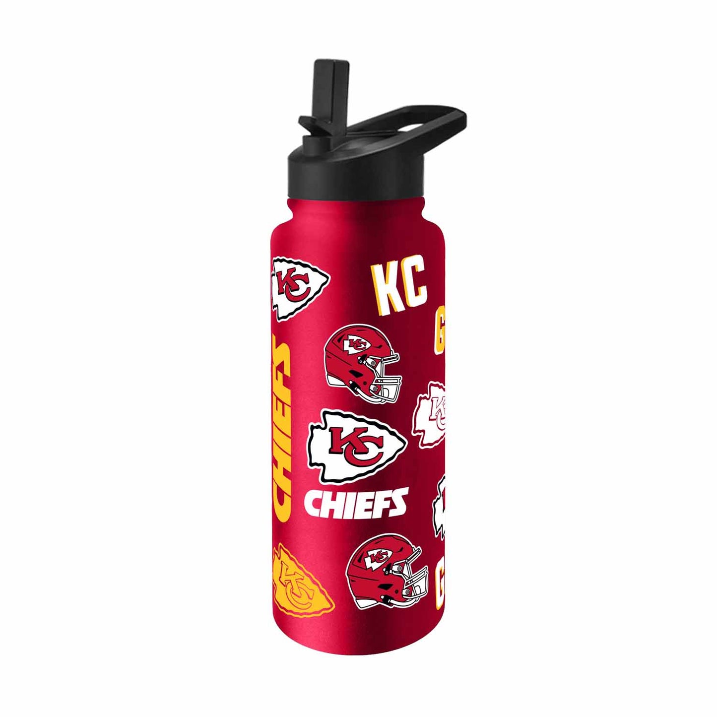 Kansas City Chiefs NFL 34oz Quencher Stainless Steel Insulated Water Bottle - Red