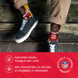Kansas City Chiefs NFL V Curve Socks - Gold #10
