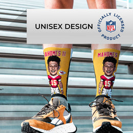 Kansas City Chiefs NFL V Curve Socks - Gold #15