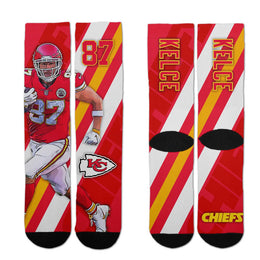 Kansas City Chiefs NFL Adult Player Stripe Sock - Red