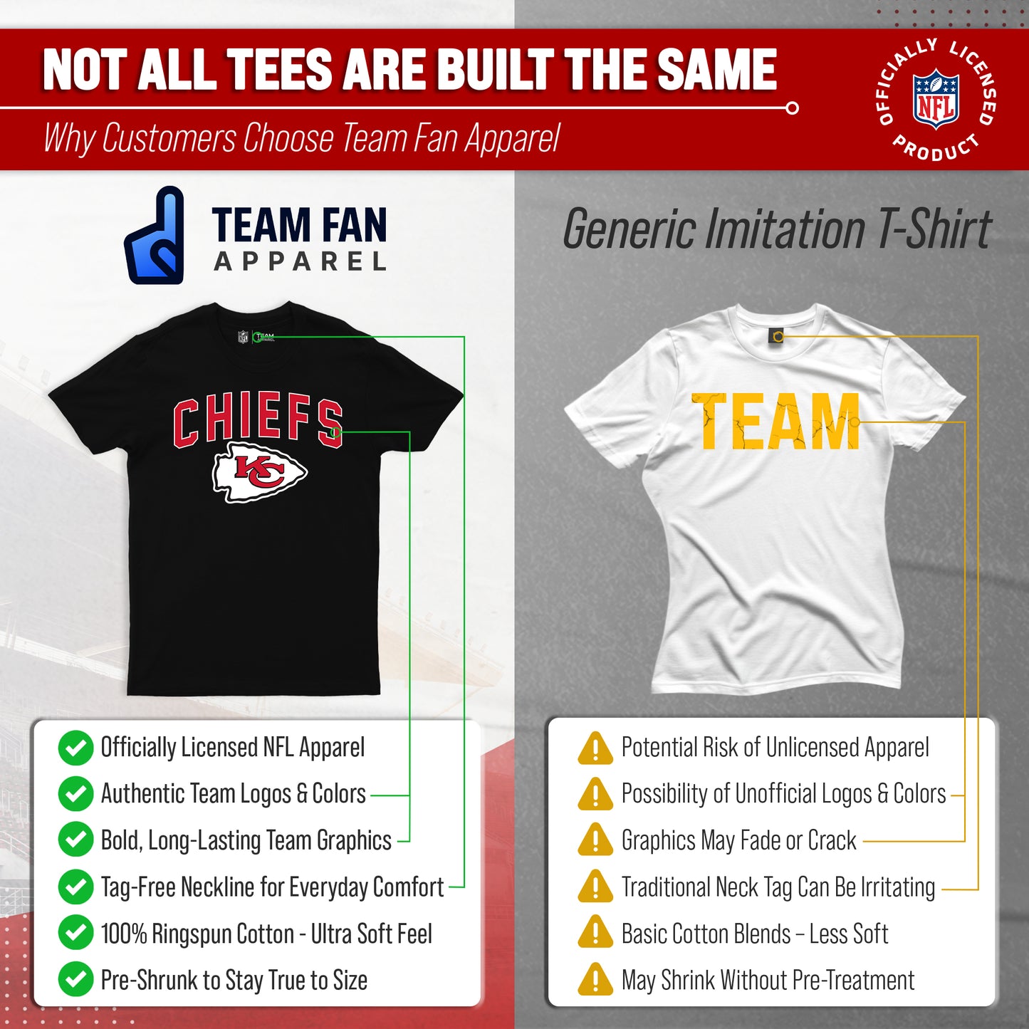 Kansas City Chiefs NFL Home Team Tee - Black