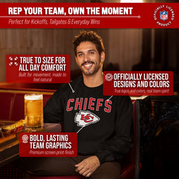 Kansas City Chiefs NFL Home Team Crew - Black