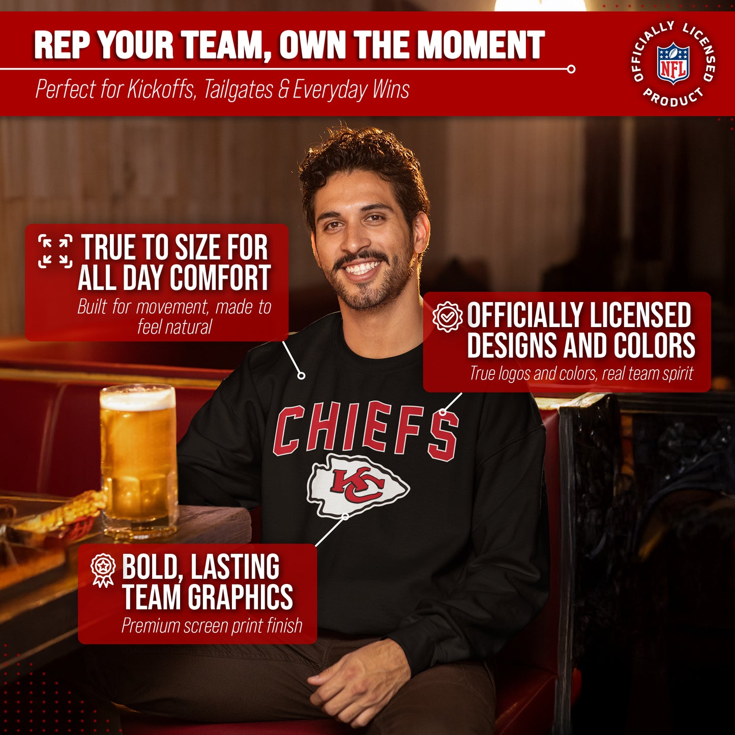 Kansas City Chiefs NFL Home Team Crew - Black