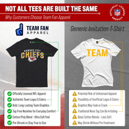 Kansas City Chiefs NFL Starting Fresh Short Sleeve Heather T-Shirt - Black