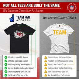 Kansas City Chiefs NFL Modern Throwback T-shirt - Black Heather