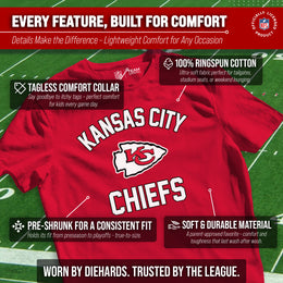 Kansas City Chiefs NFL Youth Gameday Football T-Shirt - Red