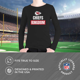Los Angeles Rams NFL Youth Team Slogan Long Sleeve Shirt  - Black