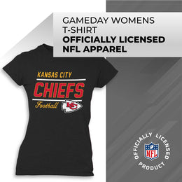 Kansas City Chiefs NFL Womens Plus Size Relaxed Fit T-Shirt - Black