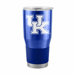 Kentucky Wildcats NCAA University 30oz Stainless Steel Vacuum Insulated Game Day Tumbler with Silicone Grip - Royal