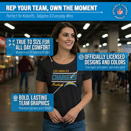 Los Angeles Chargers Chargers Women's NFL Gameday T-Shirt - Black