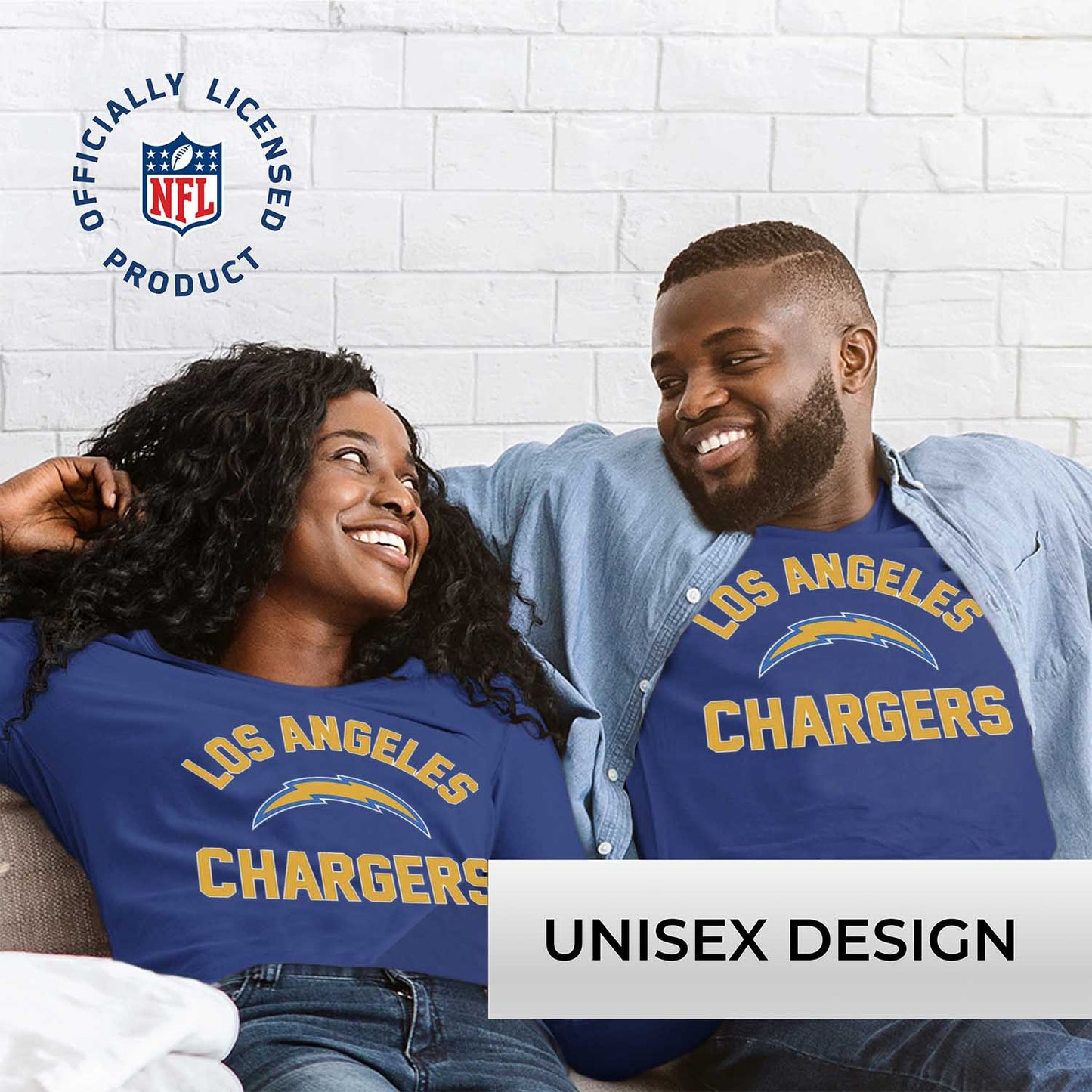Los Angeles Chargers NFL Gameday Adult Long Sleeve Shirt - Royal