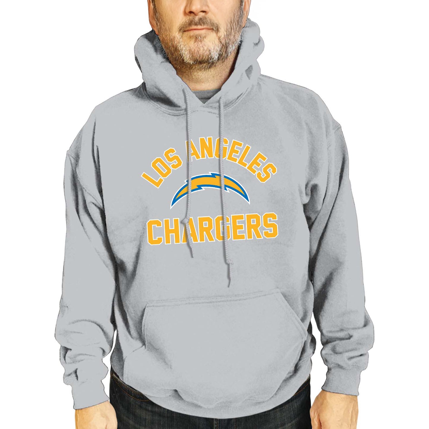 Los Angeles Chargers Team Fan Apparel NFL  Gameday Hoodie - Sport Gray