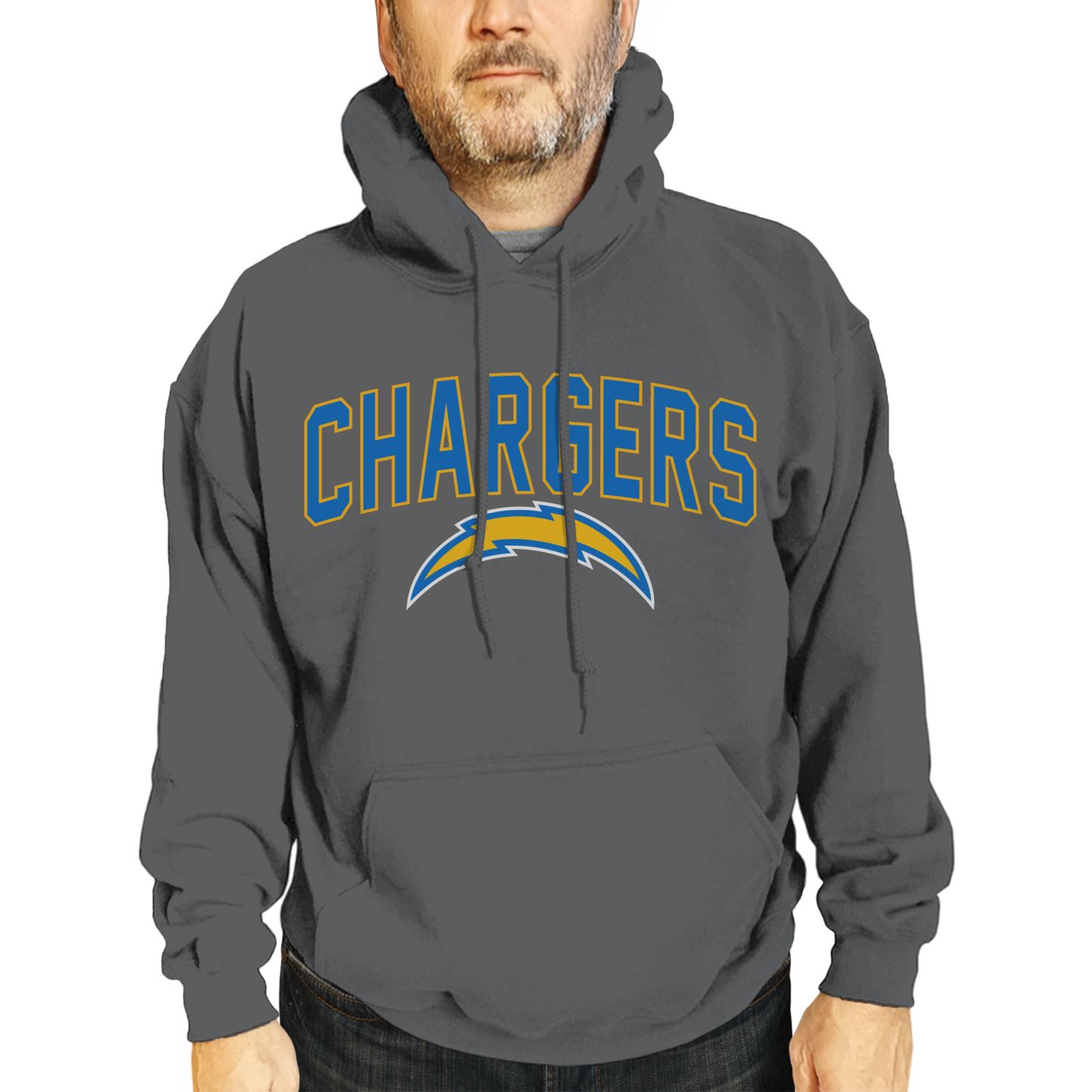 Los Angeles Chargers NFL Home Team Hoodie - Gray