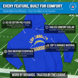 Los Angeles Chargers Team Fan Apparel NFL  Gameday Hoodie - Royal