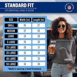 Los Angeles Chargers NFL Home Team Crew - Gray