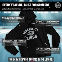 Los Angeles Kings Hoodie Pullover Sweatshirt - Black