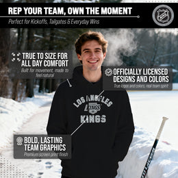 Los Angeles Kings Hoodie Pullover Sweatshirt - Black