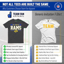 Los Angeles Rams Charcoal T-Shirt for Men and Women - Charcoal