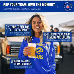 Los Angeles Rams NFL Adult Gameday Football Crewneck Sweatshirt - Royal