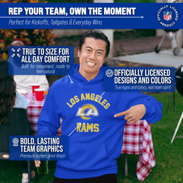 Los Angeles Rams Team Fan Apparel NFL  Gameday Hoodie - Royal