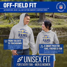 Los Angeles Rams NFL Adult Property Of Hooded Sweatshirt - Sport Gray