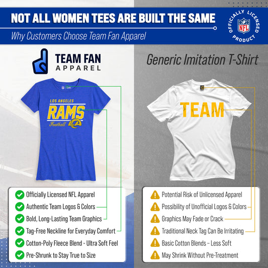 Los Angeles Rams Rams Women's NFL Gameday T-Shirt - Royal