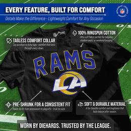 Los Angeles Rams NFL Home Team Tee - Black