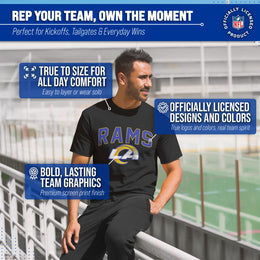 Los Angeles Rams NFL Home Team Tee - Black