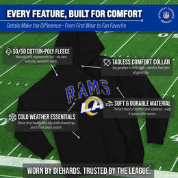 Los Angeles Rams NFL Home Team Hoodie - Black