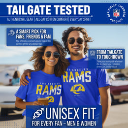 Los Angeles Rams NFL Color Block Tee - Royal