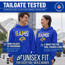 Los Angeles Rams Rams Hoodie Fleece Sweatshirt for Men and Women - Royal