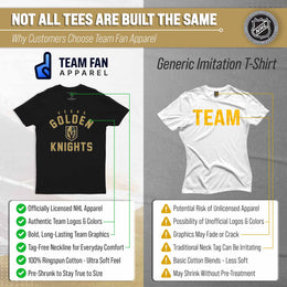 Vegas Golden Knights NHL Gameday T-Shirt - Black