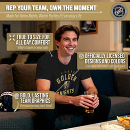Vegas Golden Knights NHL Gameday T-Shirt - Black